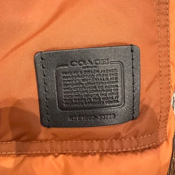 NWOT Coach Men’s Reversible Puffer Vest